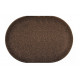 Kusový koberec Eton hnedý ovál