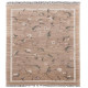 Ručne viazaný kusový koberec Flora DESP P48 Brown Mix