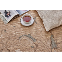 Ručne viazaný kusový koberec Flora DESP P48 Brown Mix