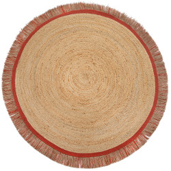 Kusový koberec Kahana Terracotta kruh