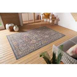 Kusový koberec Cairo 105588 Port Said Cream Blue – na von aj na doma