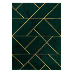 AKCIA: 80x150 cm Kusový koberec Emerald geometric 1012 green and gold