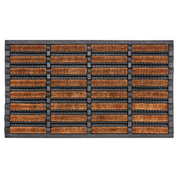 Vonkajšie čistiaci rohožka Mix Mats Brushes 105647 Black Cocos – na von aj na doma