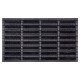 Vonkajšie čistiaci rohožka Mix Mats Brushes 105648 Black