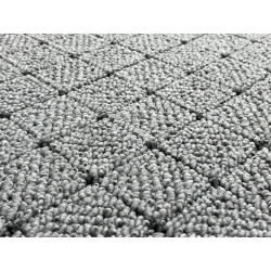 Kusový koberec Udinese sivý štvorec