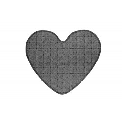 Kusový koberec Udinese šedý srdce