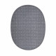 Kusový koberec Udinese šedý ovál