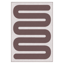 Dizajnový kusový koberec Snake od Jindřicha Lípy