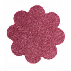 Kusový koberec Eton ružový kvetina