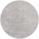 Kusový koberec Shaggy Teddy Grey kruh