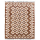 Ručne viazaný kusový koberec M. Kelim DE 2262 Brown Mix