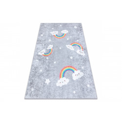 Detský kusový koberec Junior 52063.801 Rainbow grey