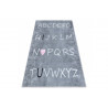 Detský kusový koberec Junior 52106.801 Alphabet grey