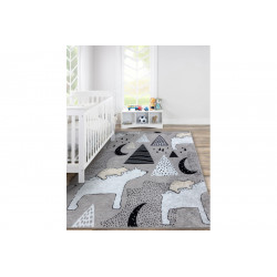 Detský kusový koberec Junior 51974.802 Bears grey