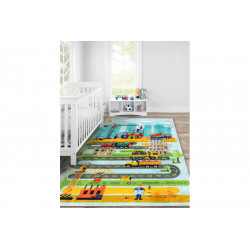Detský kusový koberec Junior 52105.801 Construction site