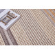 Ručne viazaný kusový koberec Houndstooth DESP HL89 Beige Mix