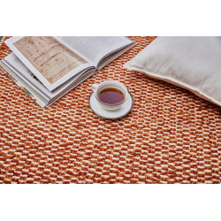Ručne viazaný kusový koberec Fire Agate DE 4619 Orange Mix