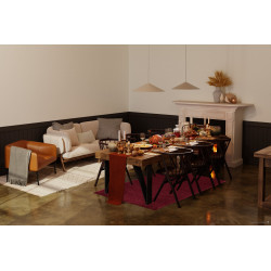 Behúň na mieru Eton vínovo červený