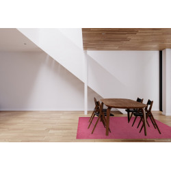 Kusový koberec Eton ružový 11