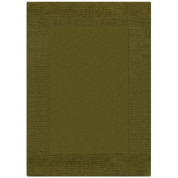 Kusový ručne tkaný koberec Tuscany Textured Wool Border Green