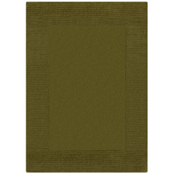 Kusový ručne tkaný koberec Tuscany Textured Wool Border Green