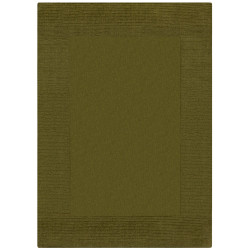 Kusový ručne tkaný koberec Tuscany Textured Wool Border Green