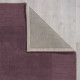 Kusový ručne tkaný koberec Tuscany Textured Wool Border Purple