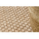 Kusový koberec Timo 6272 Dark beige kruh – na von aj na doma