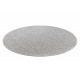 Kusový koberec Timo 6272 Light grey kruh - na von aj na doma