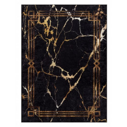 Kusový koberec Miro 51333.801 Marble black/gold