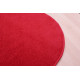 Vianočný kusový koberec Eton červený kruh
