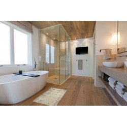 Kúpeľňová predložka Ella micro béžovošedá