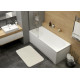 Protišmyková kúpeľňová predložka 3D 0133 White