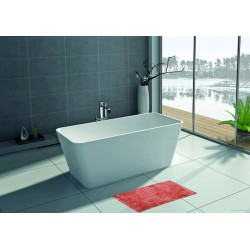 Protišmyková kúpeľňová predložka RASTA MICRO NEW ružová