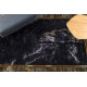 Kusový koberec Miro 51278.809 Marble black/gold