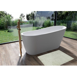 Kúpeľňová predložka Ella micro biela