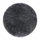 AKCIA: 200x200 (průměr) kruh cm Kusový koberec Brilliant Shaggy 4200 Grey kruh