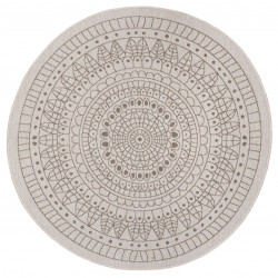 AKCIA: 100x100 (průměr) kruh cm Kusový koberec Twin-Wendeteppiche 105475 Linen kruh – na von aj na doma
