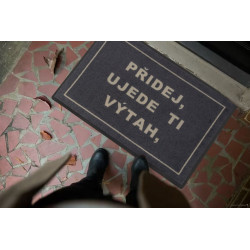 Rohožka "Pridaj, ujde tí výťah" 40x60 cm – na von aj na doma