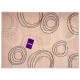 Kusový koberec Kruhy powder pink
