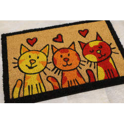 Rohožka Kokos Tri mačky – na von aj na doma