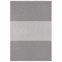 AKCIA: 80x150 cm Kusový koberec Twin Supreme 103769 Black / Anthracite – na von aj na doma