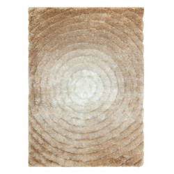 AKCIA: 160x220 cm Kusový koberec Flim 008-B1 Circles beige