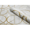 AKCIA: 160x220 cm Kusový koberec Emerald 1010 cream and gold