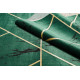 AKCIA: 120x170 cm Kusový koberec Emerald geometric 1012 green and gold