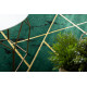AKCIA: 120x170 cm Kusový koberec Emerald geometric 1012 green and gold