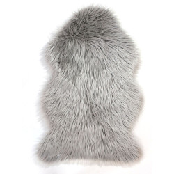 AKCIA: 60x90 tvar kožešiny cm Kusový koberec Faux Fur Sheepskin Grey