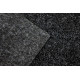 AKCIA: 100x460 cm Metrážny koberec Santana 50 čierna s podkladom resine, záťažový