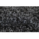 AKCIA: 100x460 cm Metrážny koberec Santana 50 čierna s podkladom resine, záťažový