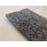 AKCIA: 76x480 cm Metrážny koberec Santana 14 sivá s podkladom resine, záťažový